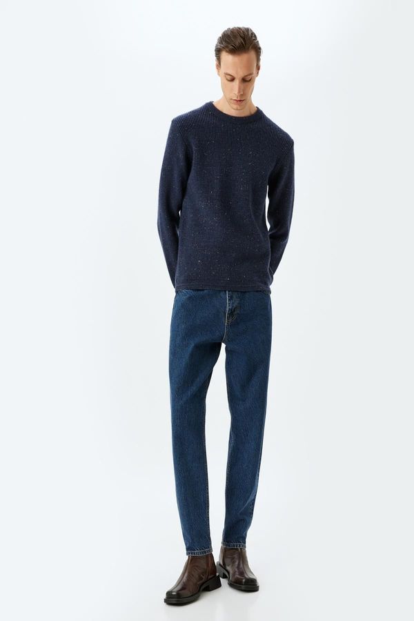 Koton Koton Navy Blue Men's Sweater