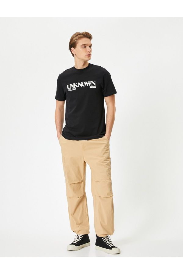 Koton Koton Oversize Parachute Trousers Cargo Pocket Detailed