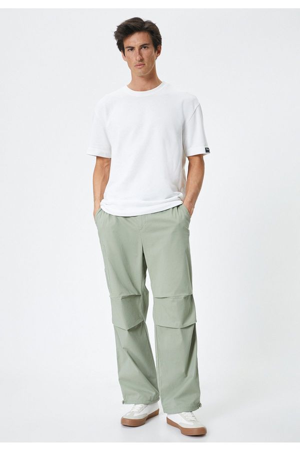 Koton Koton Oversize Parachute Trousers Cargo Pocket Detailed