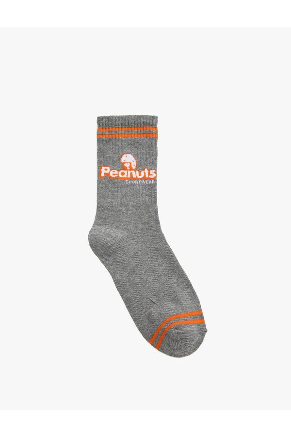 Koton Koton Peanuts Socket Socks Licensed Printed