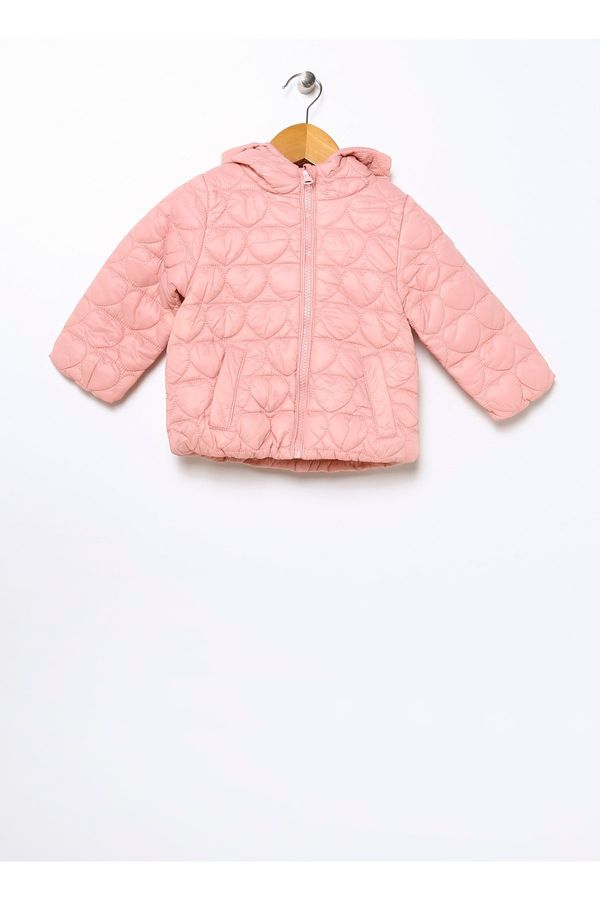 Koton Koton Pink Baby Coat 3wmg20002aw