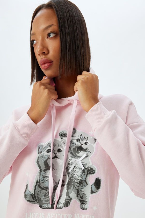 Koton Koton Pink Youth Sweatshirt