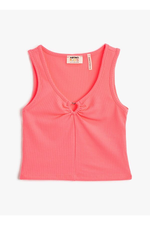 Koton Koton Plain Pink Girls Undershirt 3skg30039ak