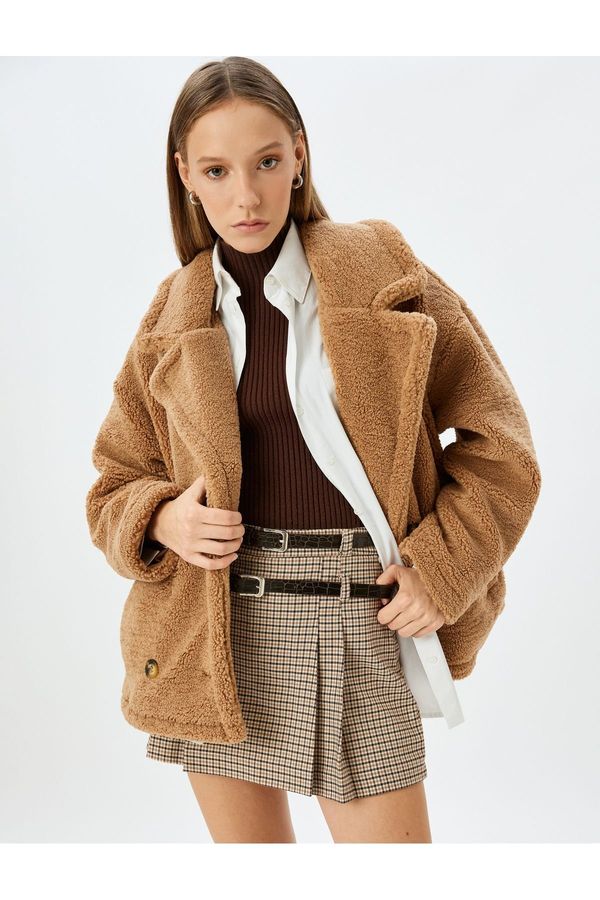 Koton Koton Plush Coat
