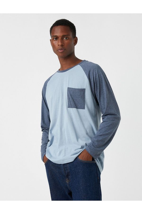 Koton Koton Pocket Raglan Sleeve T-Shirt