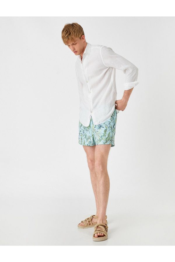 Koton Koton Printed Marine Shorts