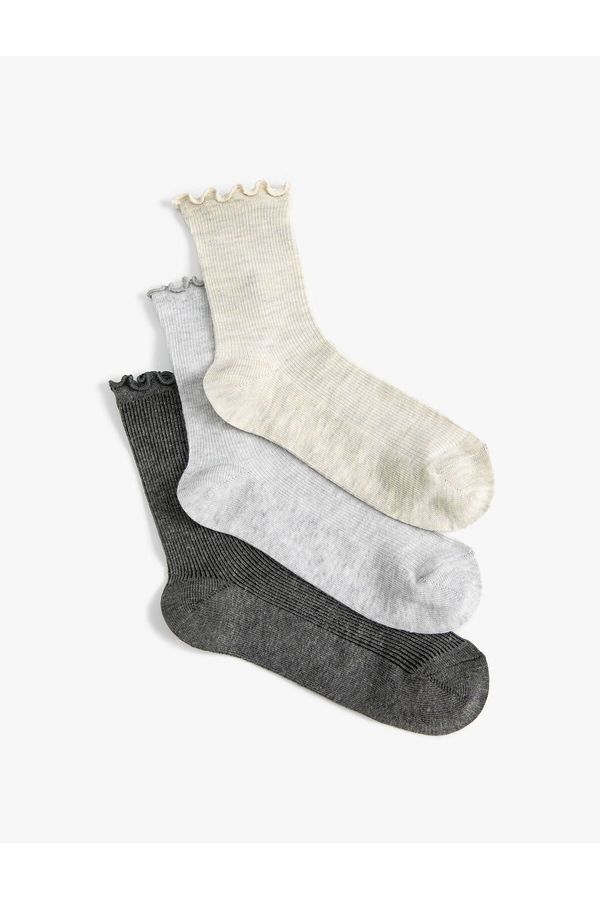 Koton Koton Set of 3 Basic Socks