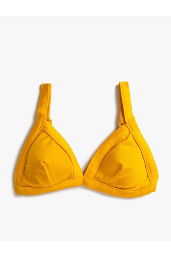 Koton Koton Solid Color Bikini Top