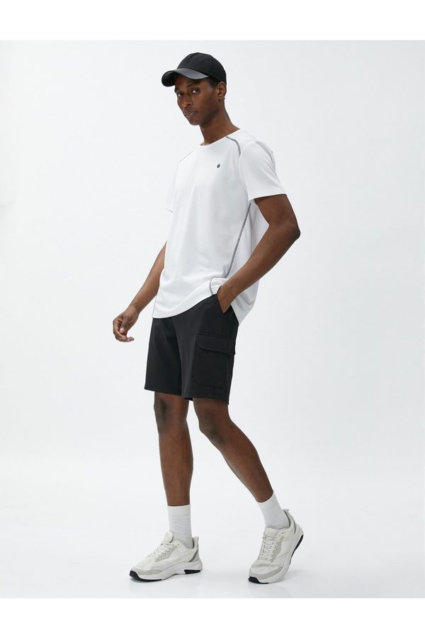 Koton Koton Sports Shorts Cargo Pocket Detailed With Lace-Up Waist.