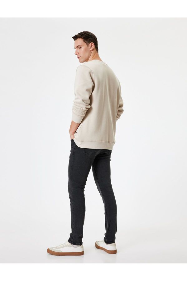 Koton Koton Standard Waist Button Slim Fit Jeans - Brad Jean