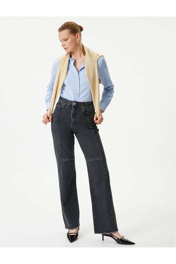 Koton Koton Straight Leg Jeans High Waist - Nora Jean