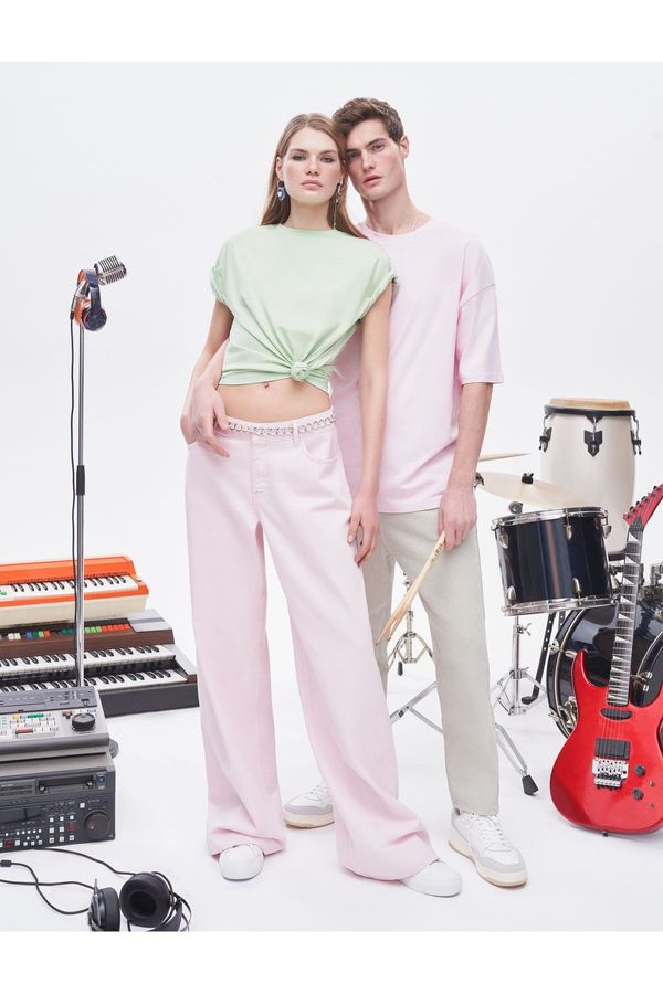 Koton Koton Straight Leg Jeans High Waist