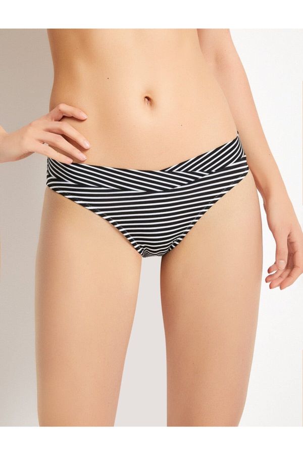 Koton Koton Striped Bikini Bottom