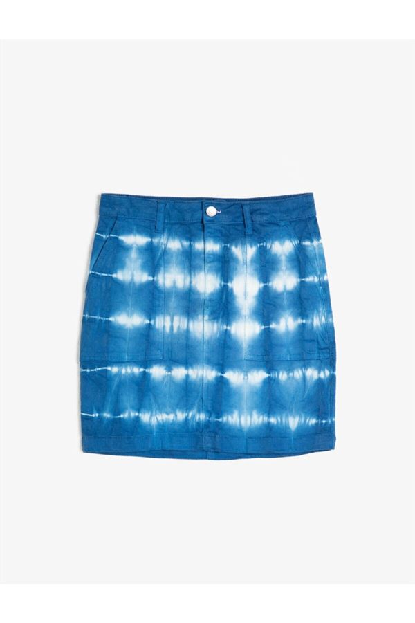 Koton Koton Tie-Up Look Mini Jean Skirt