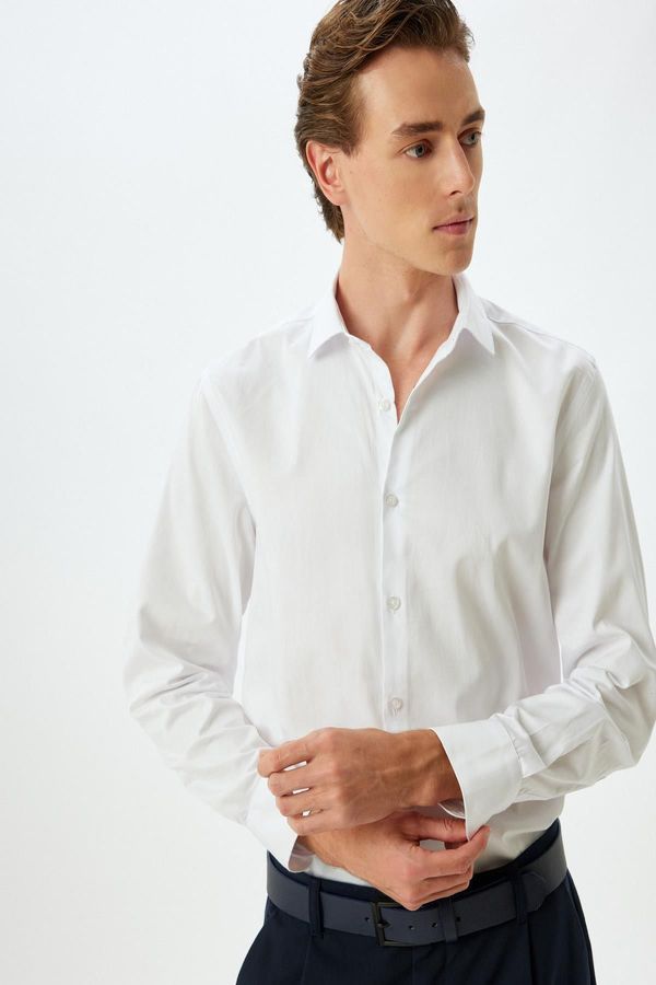 Koton Koton White Men's Adult Shirt