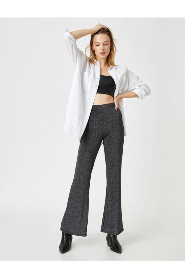 Koton Koton Wide Leg Trousers