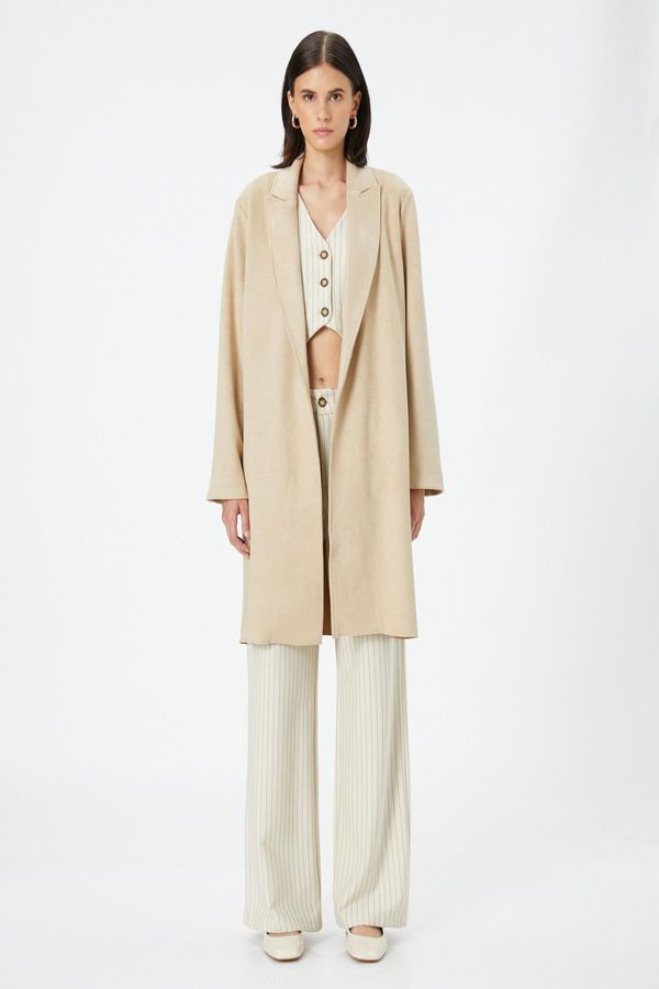 Koton Koton Women's Beige Trench Coat