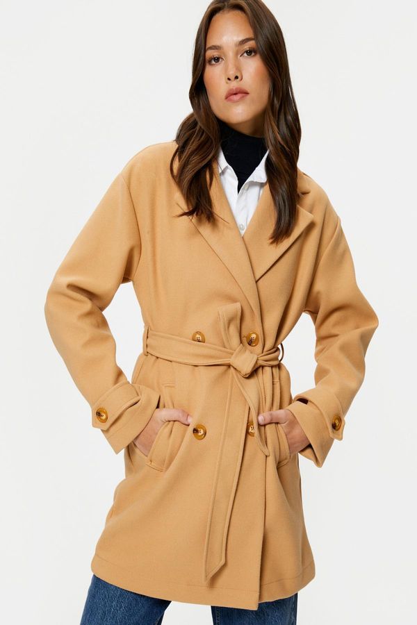 Koton Koton Women's Camel Hair Coat