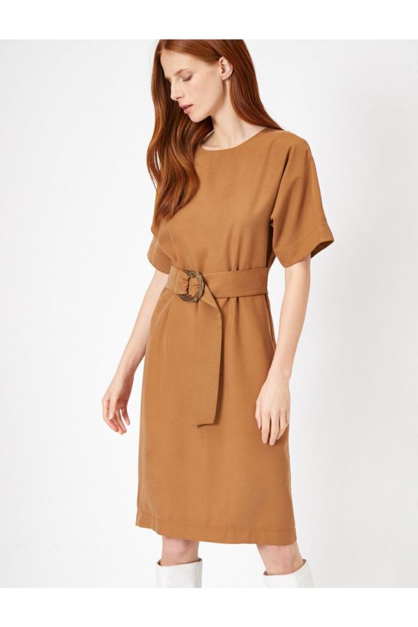 Koton Koton Women's Coffee Dress