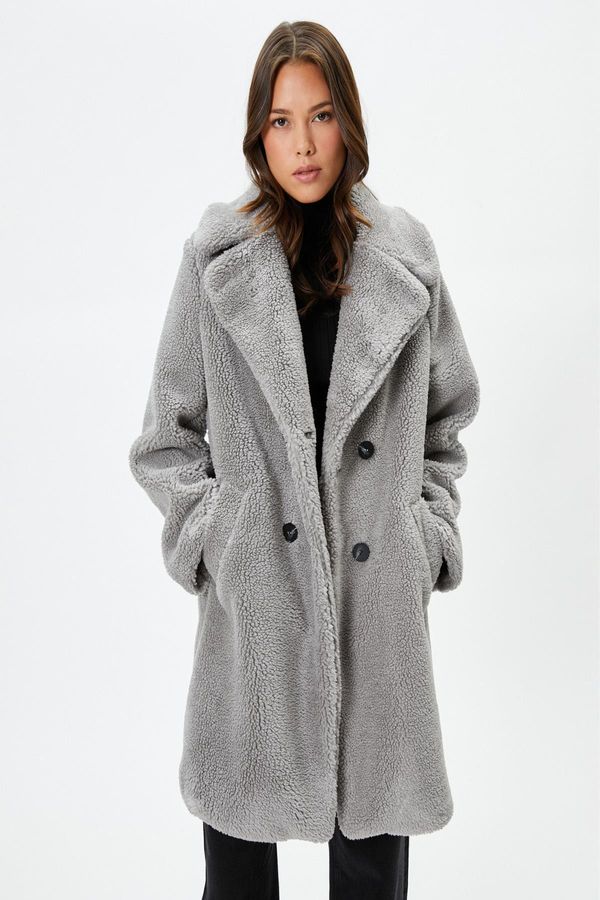 Koton Koton Women's Gray Coat