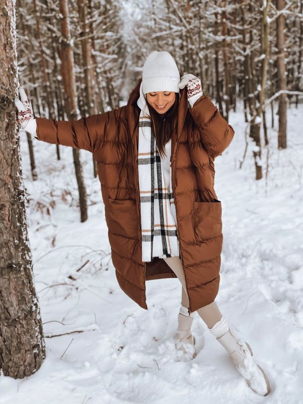 DStreet Kurtka damska ANNIKA brązowa Dstreet