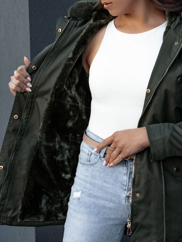 DStreet Kurtka damska ERISS zielona Dstreet