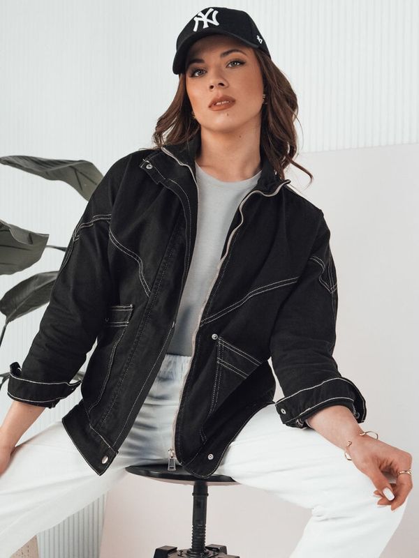 DStreet Kurtka damska jeansowa BERENICES czarna Dstreet