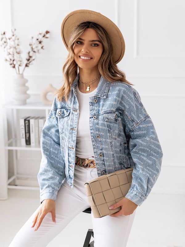 DStreet Kurtka damska jeansowa EMINA niebieska Dstreet