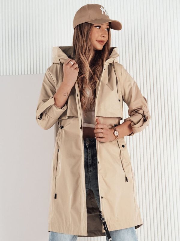 DStreet Kurtka damska NOCITO kamelowa Dstreet