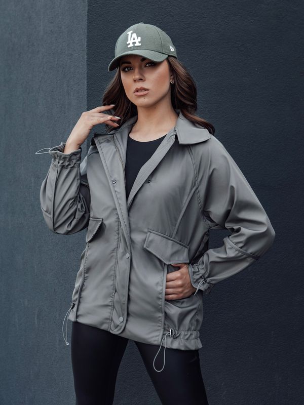 DStreet Kurtka damska ORLANDO ciemnoszara Dstreet