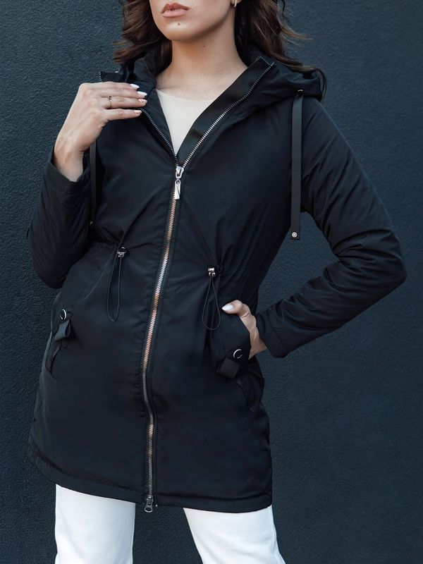 DStreet Kurtka damska parka GROLIN czarna Dstreet