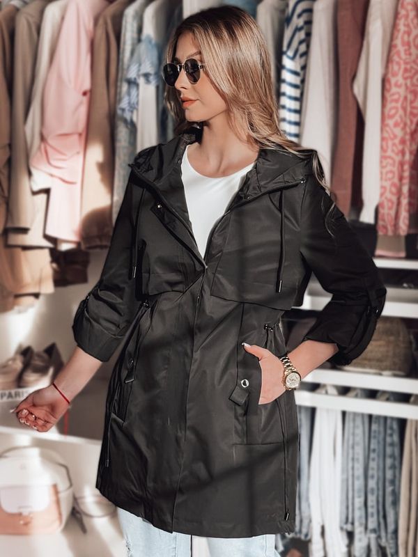 DStreet Kurtka damska parka przejściowa MODOVIA czarna Dstreet