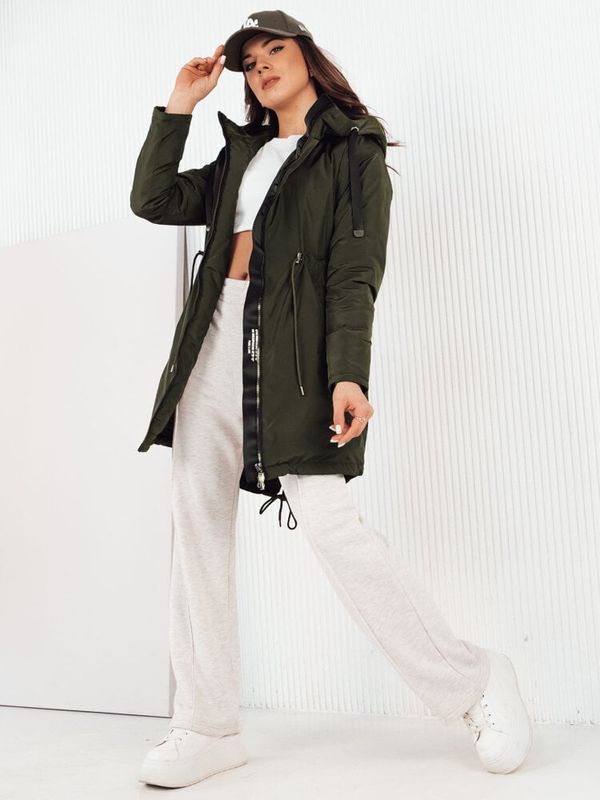 DStreet Kurtka damska parka VERCHA zielona Dstreet