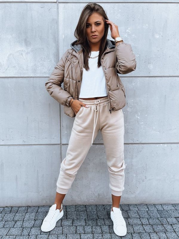 DStreet Kurtka damska pikowana KHALEESI kamelowa Dstreet