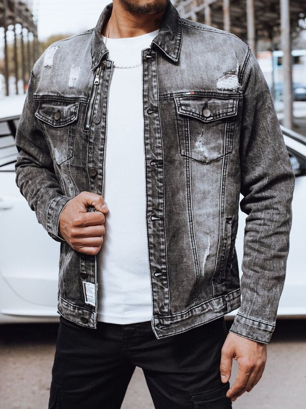 DStreet Kurtka męska jeansowa czarna Dstreet