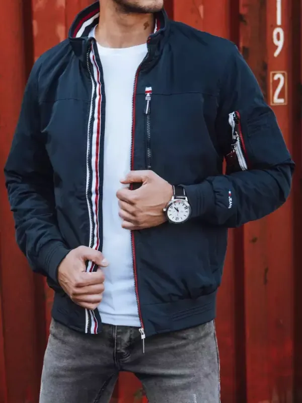 DStreet Kurtka męska przejściowa granatowa Dstreet