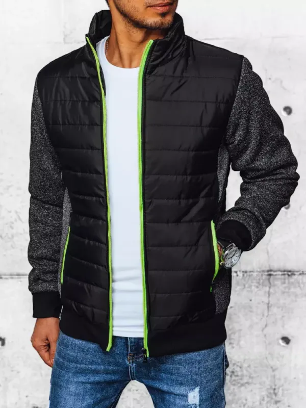 DStreet Kurtka męska przejściowa pikowana czarna Dstreet