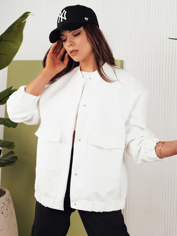 DStreet Kurtka przejściowa damska QUESI ecru Dstreet