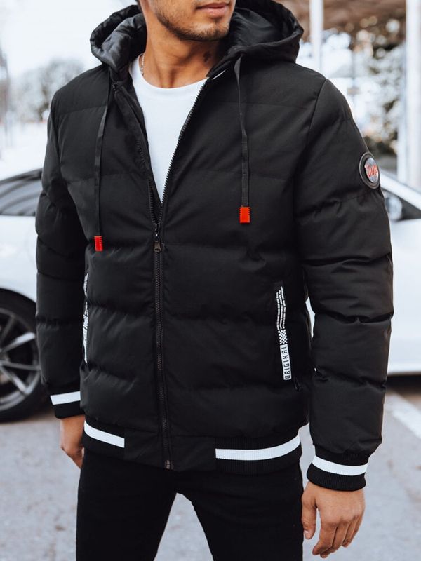 DStreet Kurtka zimowa męska bomberka czarna Dstreet