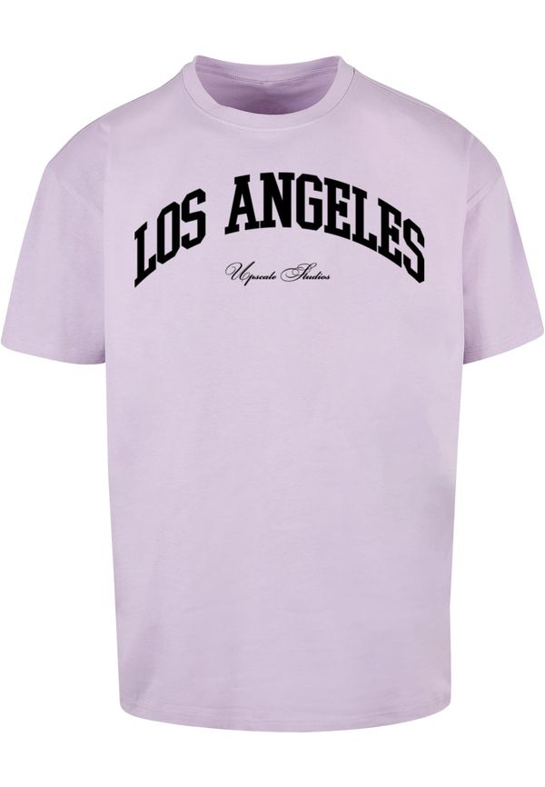 MT Upscale L.A. College Oversize Tee lilac