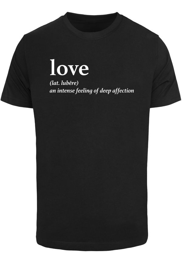 Mister Tee Ladies Love Definition T-Shirt Black