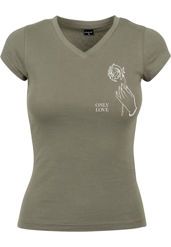 MT Ladies Ladies Only Love Olive Tee