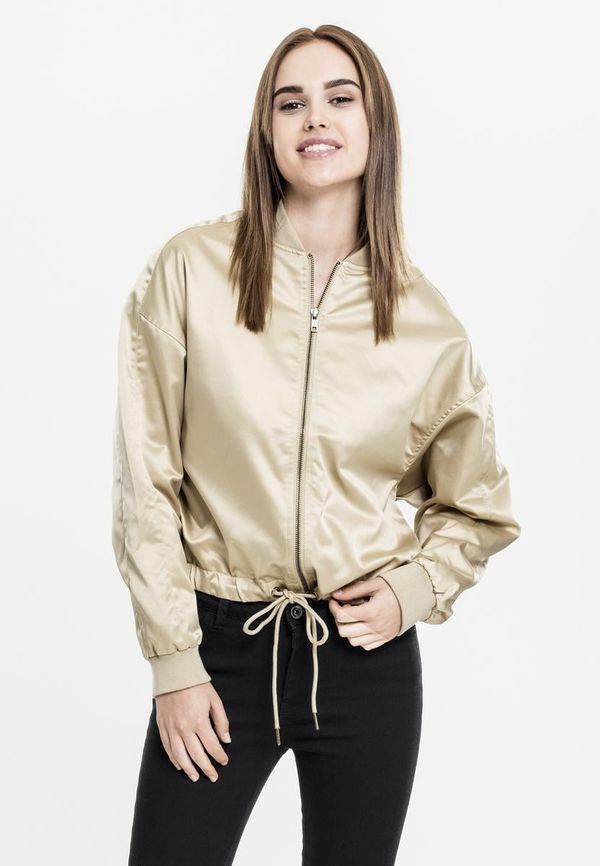 Urban Classics Ladies Satin Kimono Blouson gold