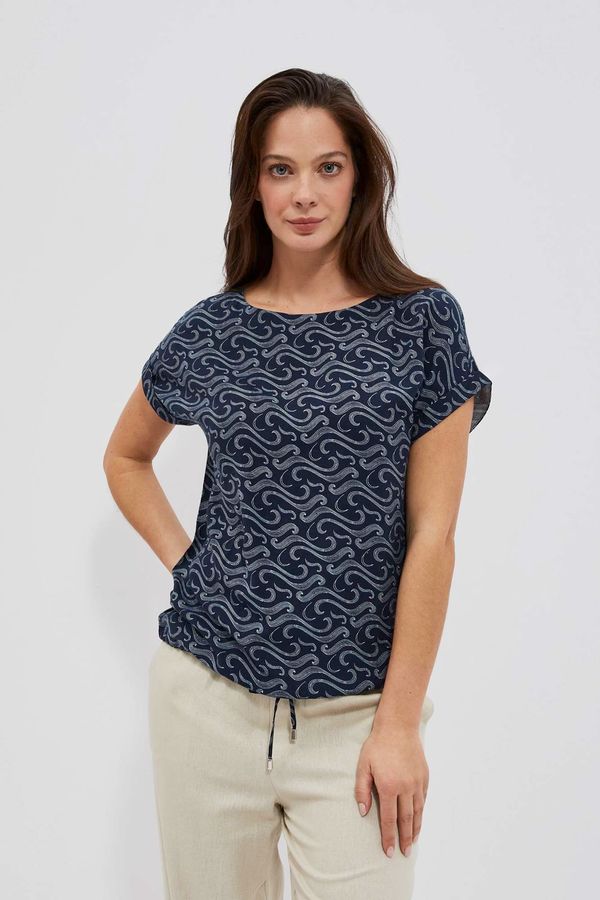 Moodo LADIES SHIRT L-KO-4044 NAVY