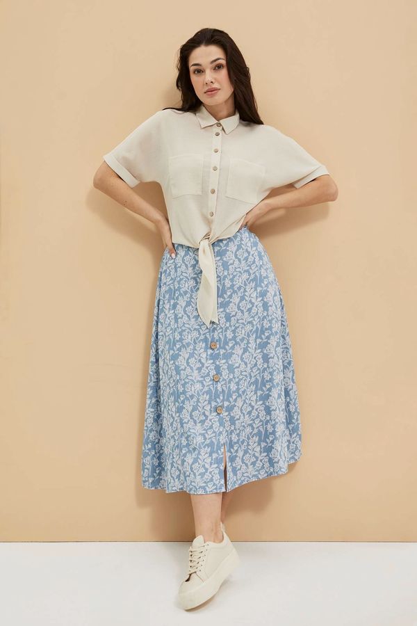 Moodo LADIES SKIRT L-SC-4010 BLUE