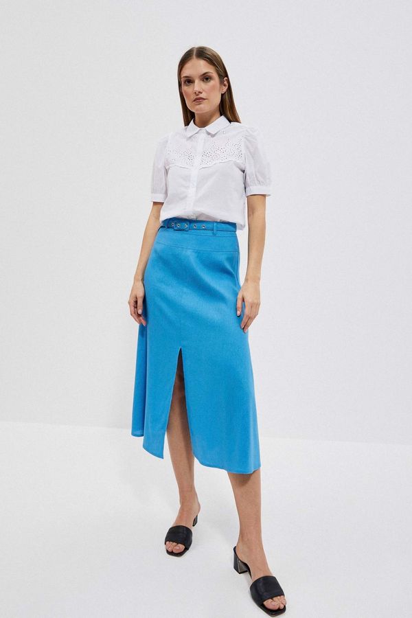 Moodo LADIES SKIRT L-SC-4020 FRESH BLUE