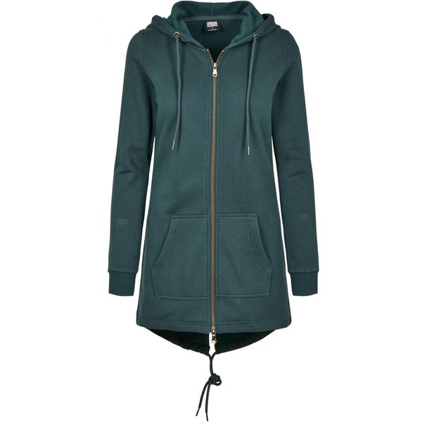 Urban Classics Ladies Sweat Parka bottlegreen