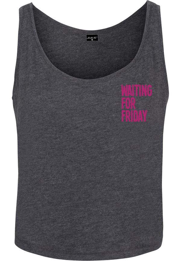 MT Ladies Ladies Waiting For Friday Box Tank Charcoal