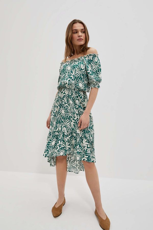 Moodo LADY'S DRESS L-SU-4040 PALM LEAF