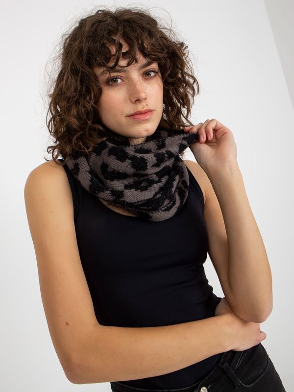 Fashionhunters Lady's Patterned Tunnel Scarf - Multicolored